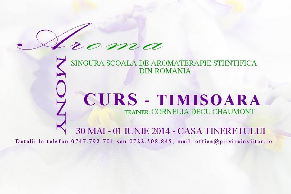 Fisiere despre Curs de Aromaterapie Stiintifica, curs din Timisoara